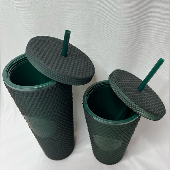 Starbucks Green Studded Tumblers - Picture 3 of 4